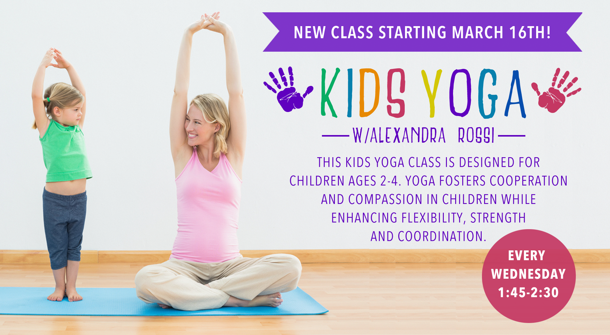 New Class! Kids Yoga Ages 2-4 | Folk Yoga + Fitness