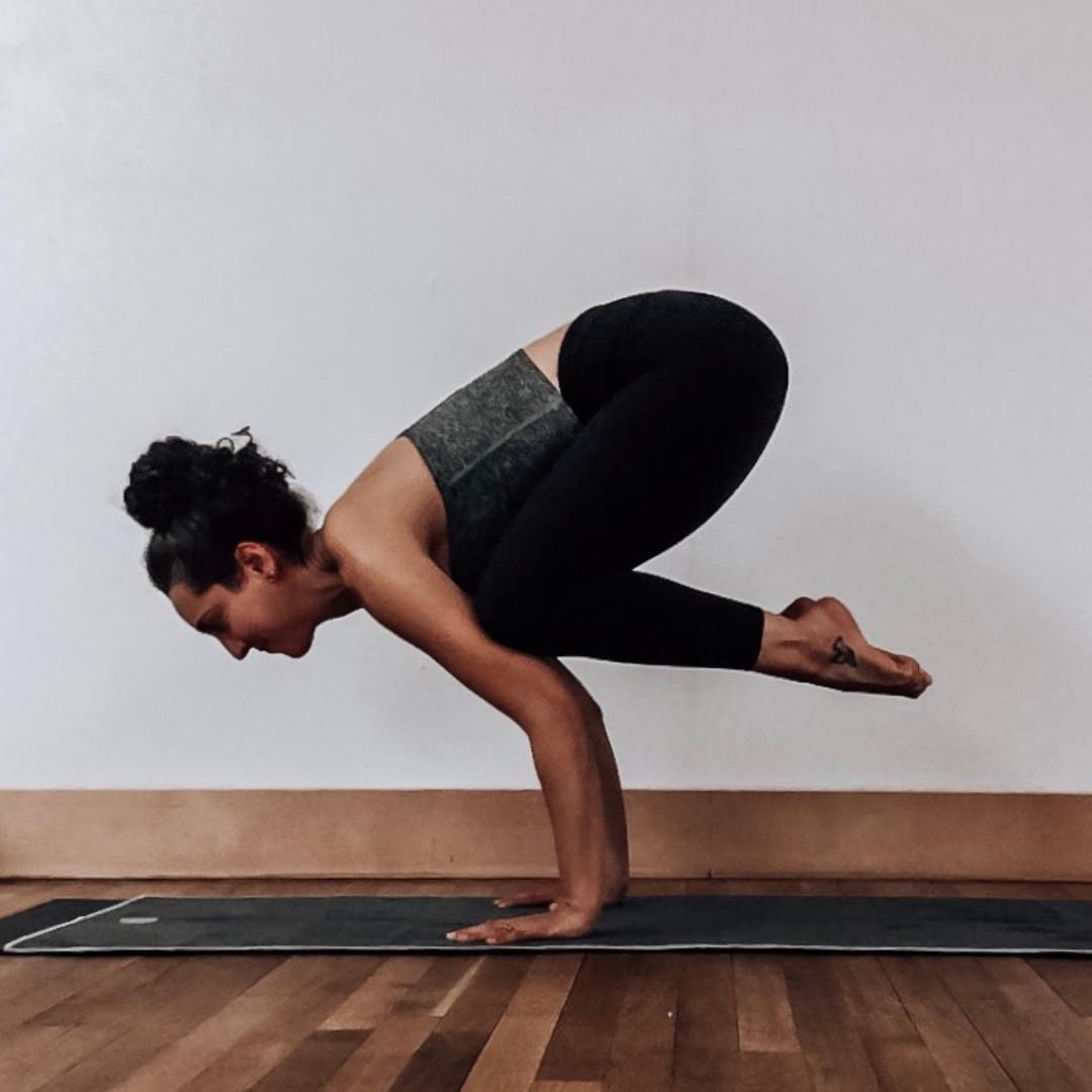 4 moves to ease your way into Crow Pose | Folk Yoga + Fitness
